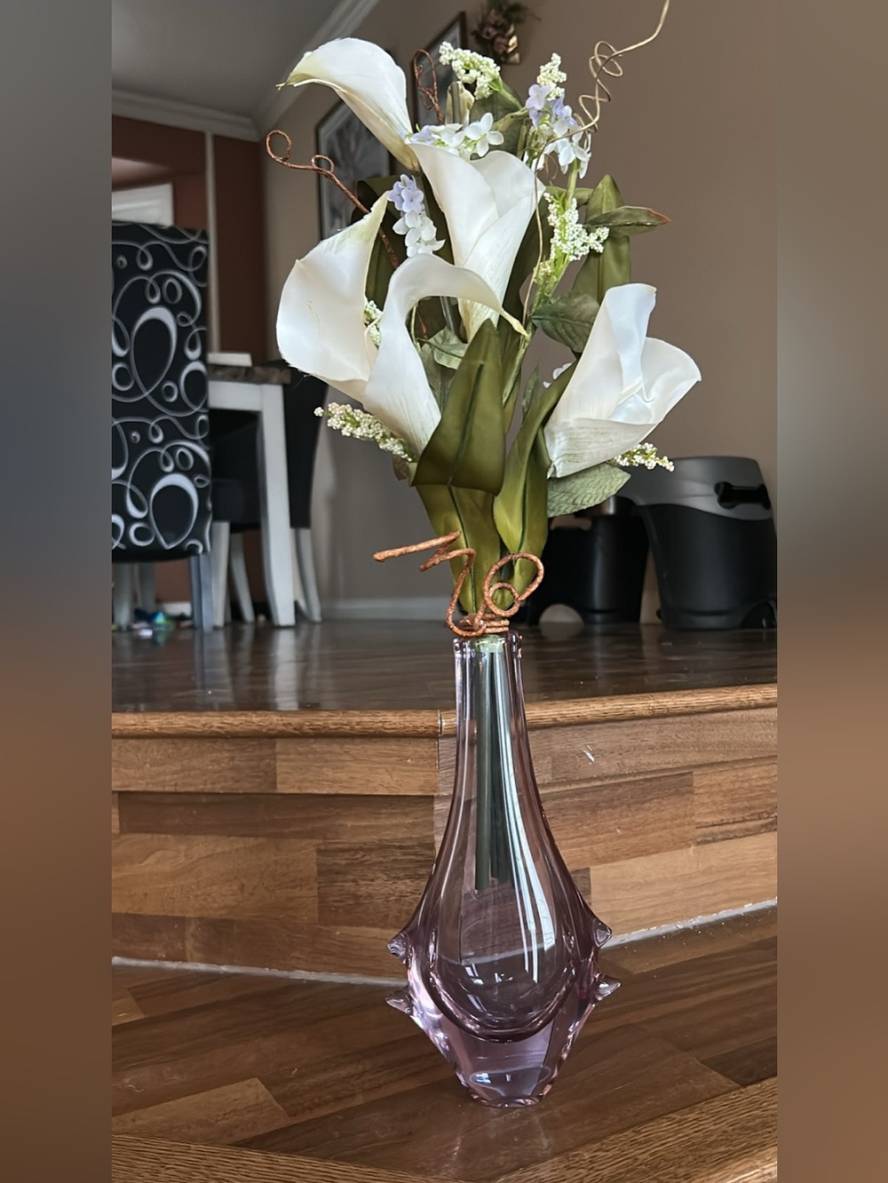A pink art glass vase by Miloslav Klinger for Železny Brod Sklo